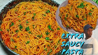 Extra Saucy Spaghetti recipe  Quick and Easy Spaghetti in sauce recipe  Spaghetti sauce recipe [upl. by Piper]