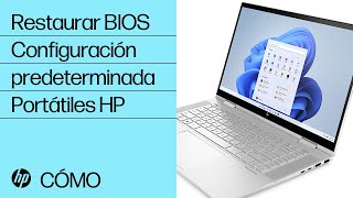 Cómo restaurar la configuración predeterminada del BIOS  Portátiles HP  HP Support [upl. by Bumgardner440]