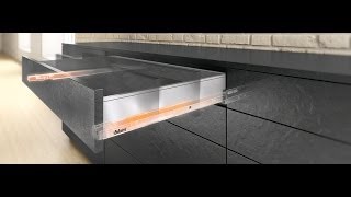 Blum LEGRABOX Регулировка зазоров фасада [upl. by Enyamert]