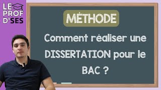 BAC SES Méthode  Comment répondre à une dissertation [upl. by Olenolin351]