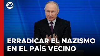 RUSIA  Putin quotRusia hará todo para terminar la guerra en Ucraniaquot [upl. by Lipinski75]