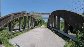 Abandoned and Decaying Mill Road Bridge  Conneaut Ohio  Ashtabula County [upl. by Yltsew]