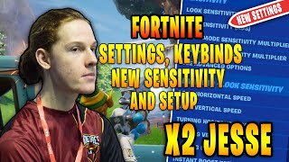 x2Twins Jesse Fortnite Settings Keybinds and Setup Updated 2020 [upl. by Leah]