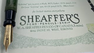 Sheaffers Lifetime Fountain Pen 1920  How to fill lever filling pen  howto [upl. by Ardine]