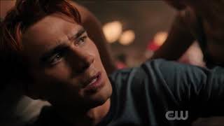 Archie Veronica Betty Jughead Find out Fred has died S04E01 4x1 Riverdale [upl. by Rehotsirhc]