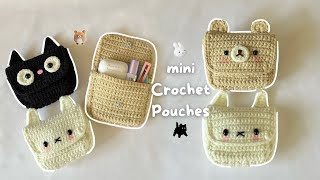 🧸 Mini Crochet Pouch Wallet   Quick amp Easy Crochet Tutorial [upl. by Caesar359]