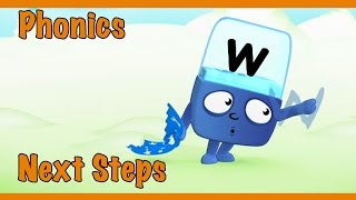 Meet The Alphablocks  Wonder quotWquot Orange Level Step 6 [upl. by Rothwell112]