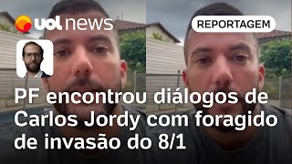 Carlos Jordy alvo da operação PF encontrou diálogos de deputado com foragido de invasão do 81 [upl. by Frangos]