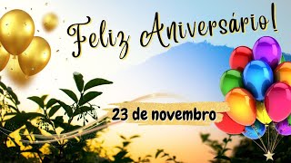 14 de novembro🌺Linda mensagem pra você🎁FELIZ ANIVERSÁRIO [upl. by Agn]