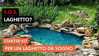 LAGHETTO DA GIARDINO  Starter kit per Mini Pond 🌊🌟 [upl. by Ttezil181]