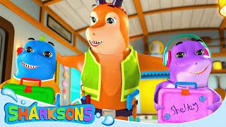 Mummy Shark Song  The Sharksons  Songs for Kids  Nursery Rhymes amp Kids Songs [upl. by Dadelos]