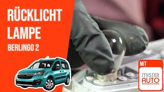 Wie Berlingo 2 Rücklicht Lampe wechseln 💡 [upl. by Eibrab67]