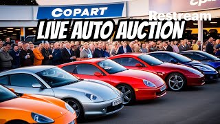 Copart Auto AuctionLive Stream [upl. by Lerred147]