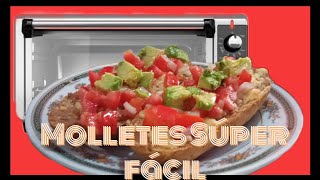 Molletes en horno eléctrico Súper fácil [upl. by Stimson]