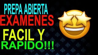 COMO PASAR LOS EXÁMENES DE PREPA ABIERTA  FACIL Y EFICAZ [upl. by Olympie]