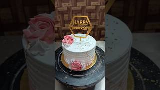 nozzle se banaye cake cake viralshorts trending food cakedecorating [upl. by Aicatsan547]