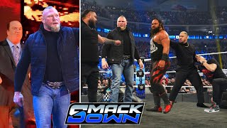 Brock Lesnar Returns With Paul Heyman To Help Roman Reigns And OG Bloodline On SmackDown 2024 [upl. by Lyle]