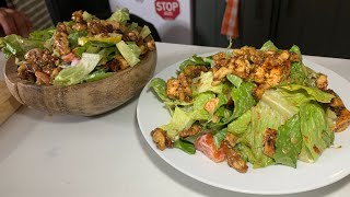 BBQ Tofu Salad amp Chopping Watermelon with a Sword [upl. by Aicat971]