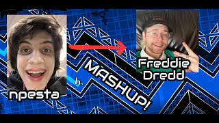 Sakupen Hell x Freddie Dredd GEOMETRY DASH MASHUP [upl. by Minier173]