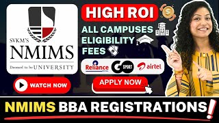 ✅NMIMS BBA Admission 2024 NPAT Exam Date Out BBA Registration Eligibility Placement bba viral [upl. by Griz]