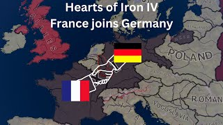 What if France joined Germany 1936  HOI4 Timelapse [upl. by Thanasi]