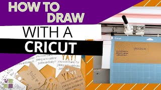 How to Draw with Cricut Pens  Cricut Design Space Tutorial for Beginners [upl. by Janeen834]