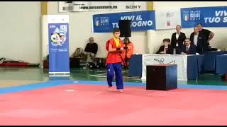 Taekwondo freestyle Trofeo Coni oro per Fugazza bronzo per la Seraini [upl. by Lambrecht]