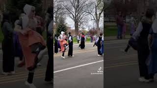 Klompen Dancers at Tulip Time in Holland Michigan shorts [upl. by Lahcear]