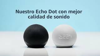 Echo Dot 5ª Gen 2022  Altavoz Inteligente con Alexa Sonido Mejorado y Mayor Amplitud  Antracita [upl. by Macpherson]