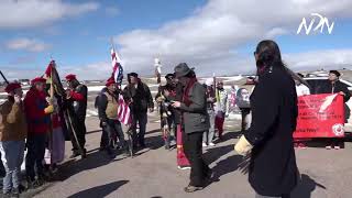 NDN Live 50th Anniversary Wounded Knee Liberation 4 Directional March [upl. by Eyahsal]