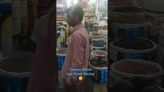 Hema cashews sale in delhi street market 🔥 India biggest cashew market panruti cuddalore [upl. by Demmahum]