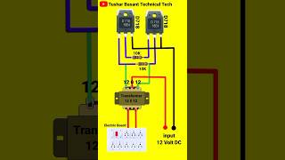 D718 Transistor inverter Kit Connection DIY Project shorts [upl. by Ahsercul309]