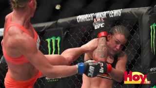 Reacciones de Rousey vs Zingano y lo mejor de UFC 184 [upl. by Yleme173]