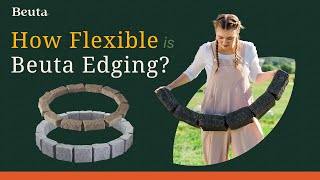 How Flexible Are Beuta Block Landscape Edging  No Dig Flexible Easy Installation Garden Edging [upl. by Freddie]