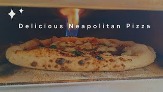 Neapolitanische Pizza mit Barbeque pizza neapolitanpizza delicious [upl. by Emersen]