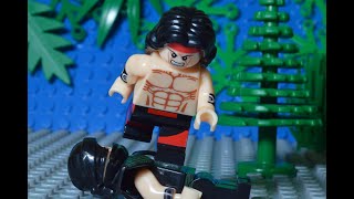 Mortal Kombat Liu Kang vs Reptile LEGO MORTAL KOMBAT 1 [upl. by Claudio]