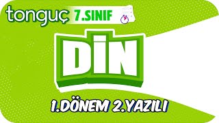 7Sınıf Din 1Dönem 2Yazılıya Hazırlık 📝 2024 [upl. by Narret]