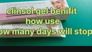 how use clinsol gel for facetelugu skinglows [upl. by Nylorahs765]