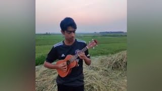 Tomay Hrid Majhare Rakhbo Ukulele Cover [upl. by Eisinger666]