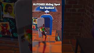 GLITCHED Hiding Spot to Reach UNREAL Rank 🏆 shorts fortnite [upl. by Airamanna]