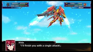 Super Robot Wars X  Arquebus Hilda Custom  All Attacks English [upl. by Martinsen86]