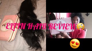 UNBOXING MY FIRST WIG🤪  ELFIN HAIR REVIEW 😍 [upl. by Bowes278]