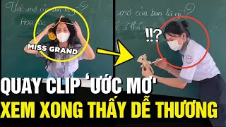 Quay clip về ƯỚC MƠ của các bạn trong lớp dân mạng xem xong CẢM THẤY DỄ THƯƠNG  Tin Ngắn 3 Phút [upl. by Vada]