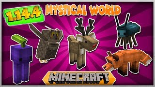 MYSTICAL WORLD  1144 1122  NOVAS CRIATURAS MÍSTICAS  TUTORIAL MINECRAFT MOD 159 PT BR [upl. by Airla]