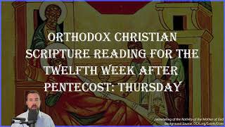 Twelfth Week After Pentecost Thursday  2 Cor 7110 amp John 114754  September 12 2024 [upl. by Uird]