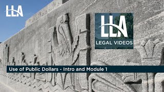 Use of Public Dollars Module 1  IntroductionContracts and Cooperative Endeavor Agreements [upl. by Yromas521]