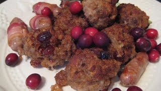 How to make Chestnut Port Cranberry and Bacon Stuffing [upl. by Gal950]