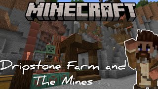 I Built A Dripstone Farm Work On The Mines  Minecraft 121 Lets Play Survival Episode 11 pe [upl. by Clapper]