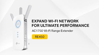 TP Link RE450 AC1750 WiFi Range Extender [upl. by Katie]