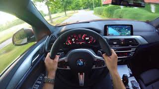 2019 BMW X4 xDrive 20d M Sport  POV Review [upl. by Pokorny]